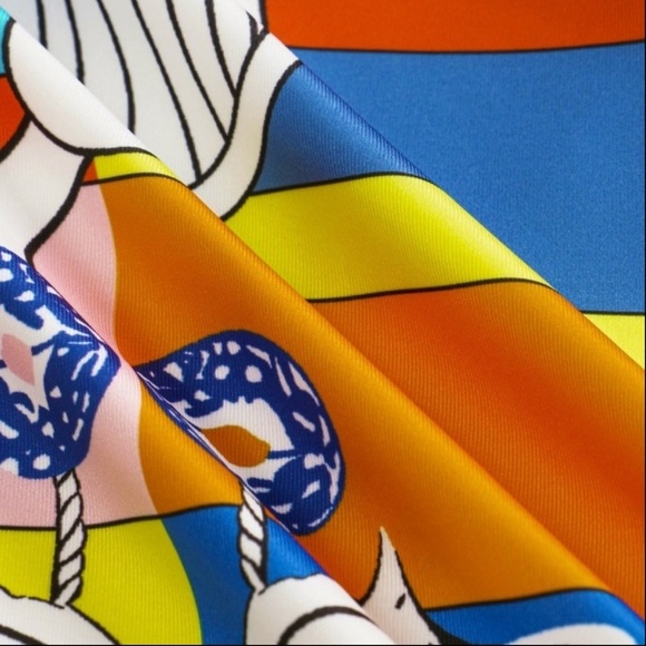 2 Pc: Sailor Print Pullover Sweatshirt w/Matching Drawstring Pants, NWOT - Picture 7 of 8